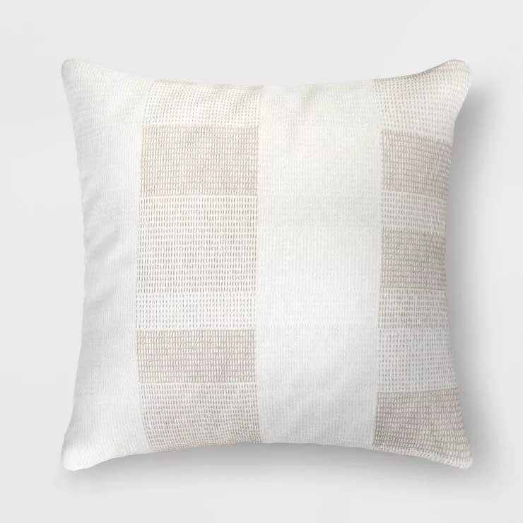 Oversized Woven Linework Square Throw Pillow - Threshold™ | Target