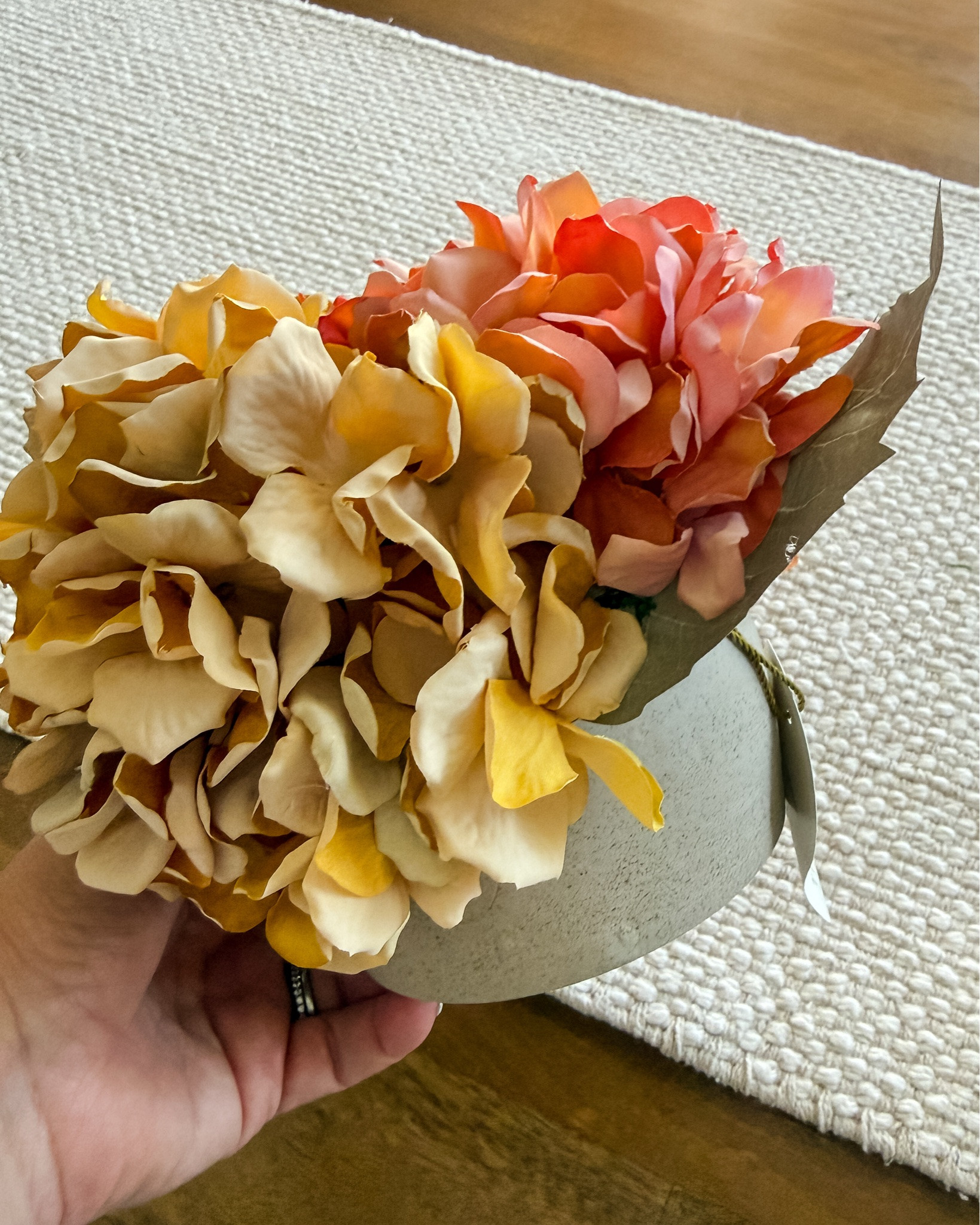Hydrangeas are my favorite and this little fall arrangement from 🎯 is so gorgeous! Perfect to add to a tray, shelf, bookcase, etc!

#LTKdayinmylife #LTKSeasonal #LTKHome
