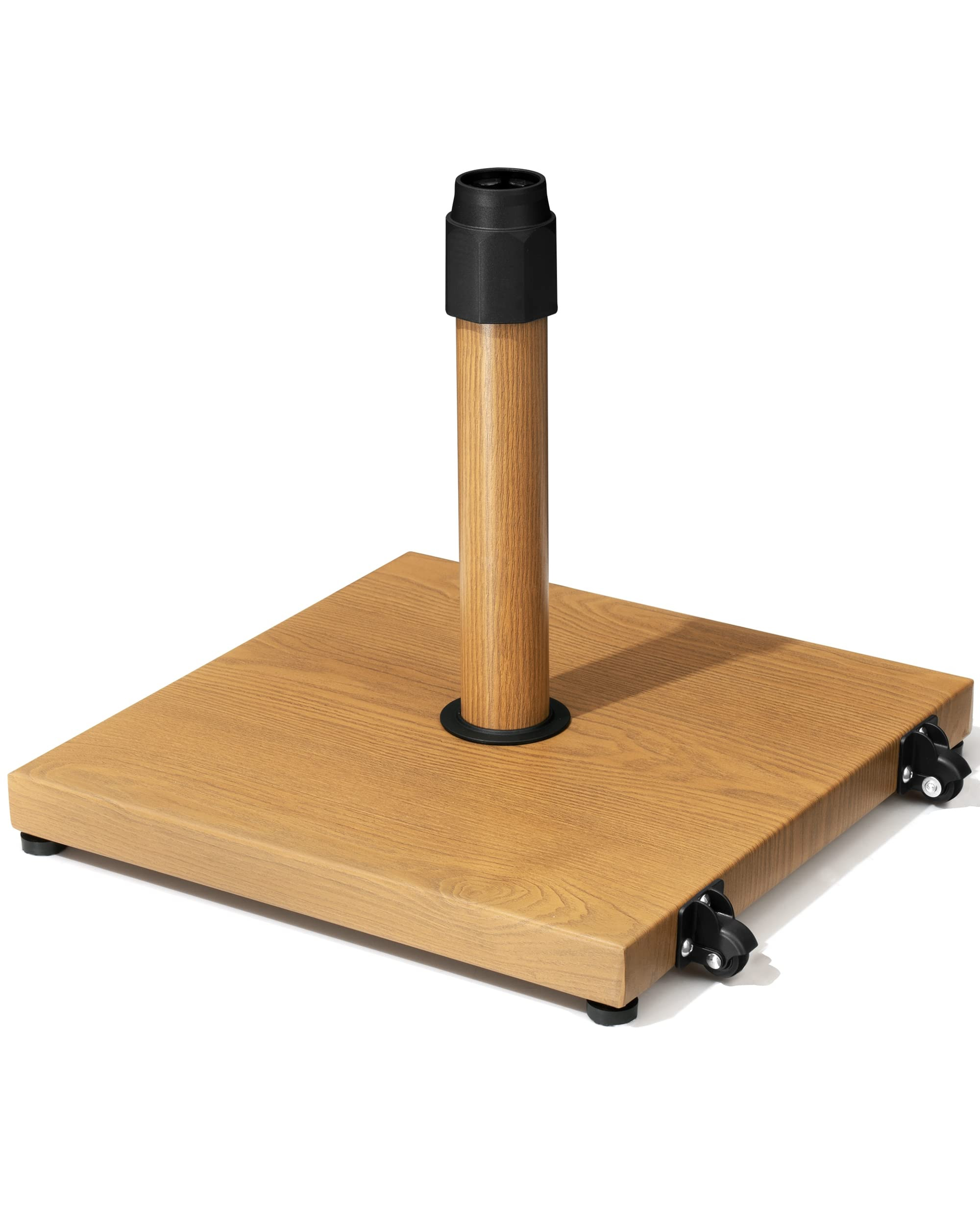 42lbs Patio Umbrella Base with Wheels - Heavy Duty Outdoor Patio Market Umbrella Stand for Deck, ... | Amazon (US)