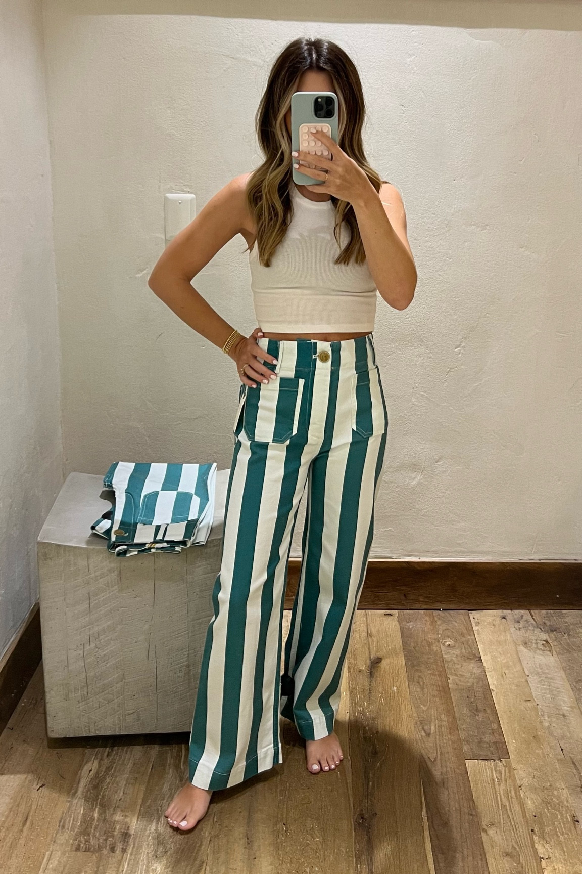 HAD to get these pants!!!! 💚💚💚

summer outfit
spring outfit
casual outfit
denim
comfortable pants
stripes
striped pants
easy outfit 
basics

#LTKFindsUnder50 #LTKStyleTip #LTKFindsUnder100