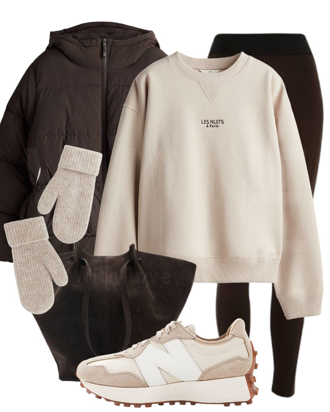 Brown tone sporty winter outfit 








sporty winter outfit, brown tone outfit, brown puffer coat, brown leggings, alo yoga, h&m, New balance, mango  

 

#LTKwinter #LTKstyletip