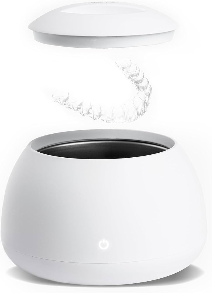 Zima Dental Pod Ultrasonic Cleaner | Arctic White | Ultrasonic Retainer Cleaner Machine | Mouth G... | Amazon (US)