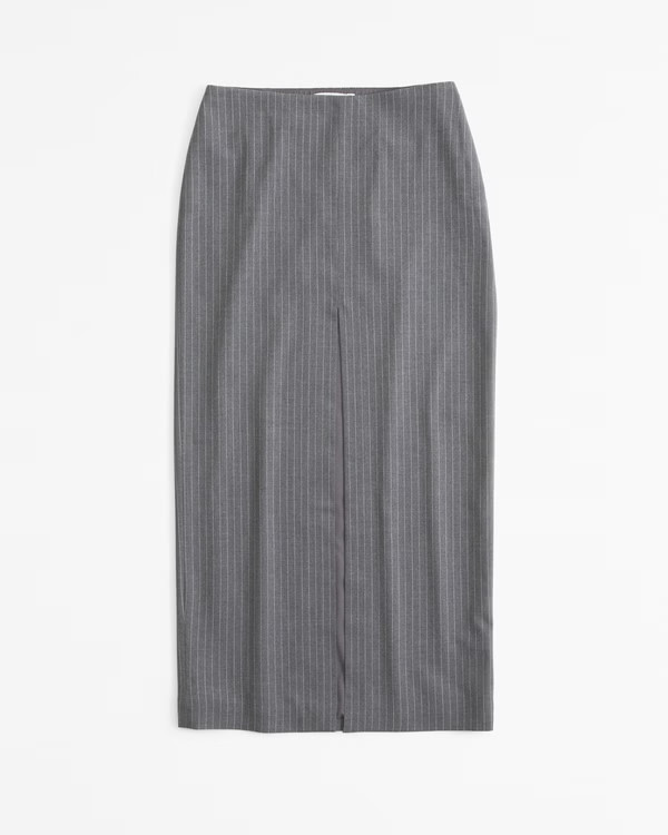 Women's Mid Rise Pencil Maxi Skirt | Women's Clearance | Abercrombie.com | Abercrombie & Fitch (US)
