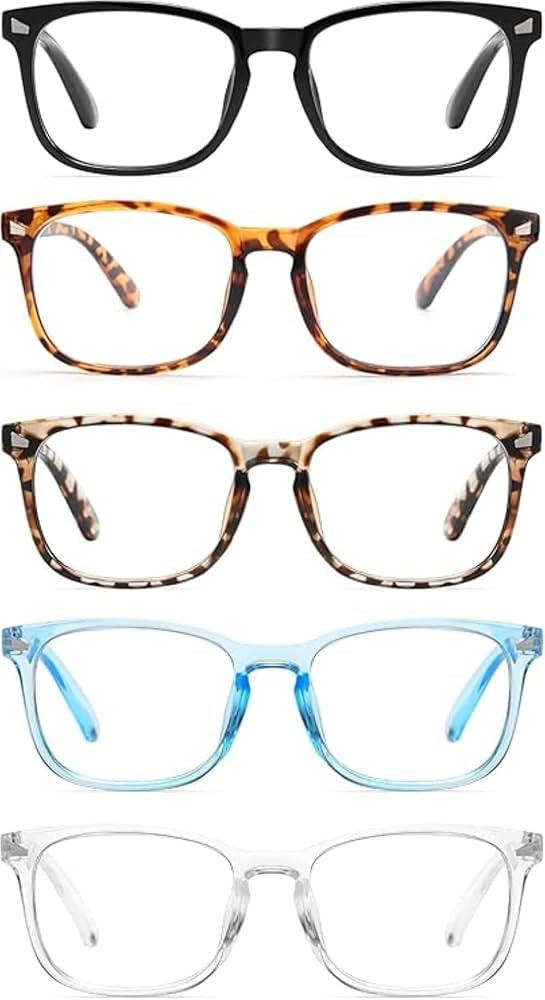 CCVOO Reading Glasses for Women/Men, Eyeglasses, Blue Light Readers for Women/Men, Computer Eye G... | Amazon (US)