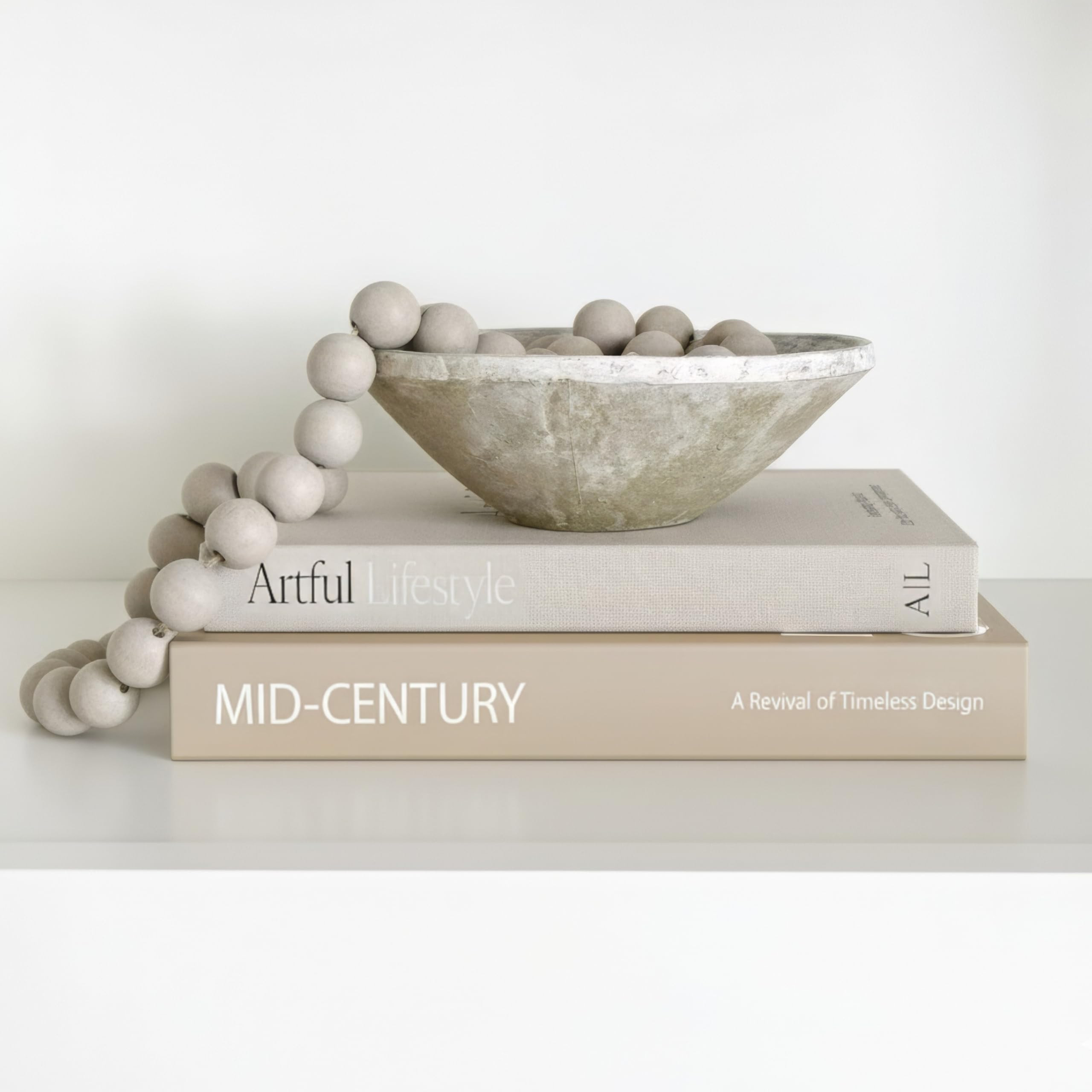 Aesthetic Decorative Books - Set of 2 Stylish Boxes Enhance Your Coffee Table, Bookshelf or Mante... | Amazon (US)