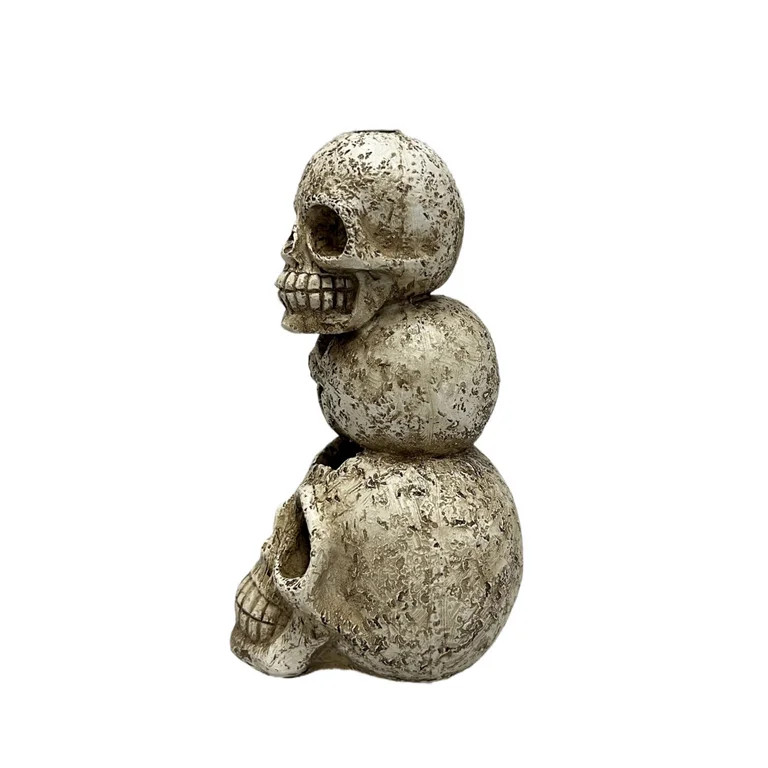 Mainstays 3 Distressed Ivory Skulls Incense Backflow Cone Holder with Dragon’s Blood Backflow C... | Walmart (US)