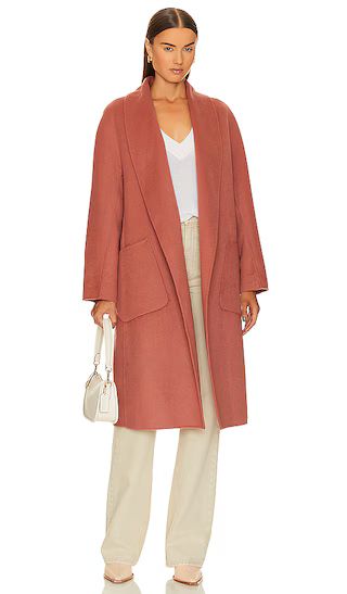 Thara Coat in Antique Pink | Revolve Clothing (Global)