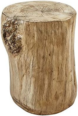 Ball & Cast Concrete Stool End Table, 16.9"H, Natural | Amazon (US)