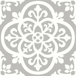 FloorPops Medina Peel and Stick Floor Tiles 12 in. x 12 in. (20 Tiles, 20 sq. ft.)-TFP2942 - The ... | The Home Depot