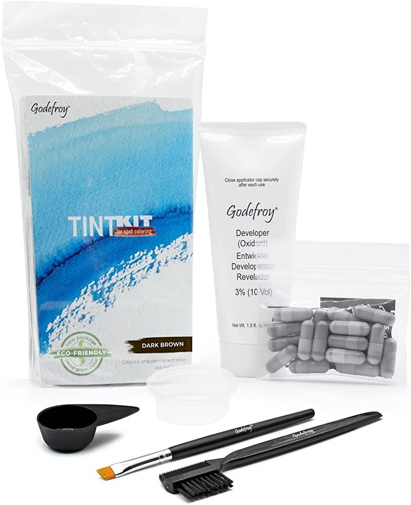 Godefroy Tint Kit for Spot Coloring, Dark Brown | Amazon (US)