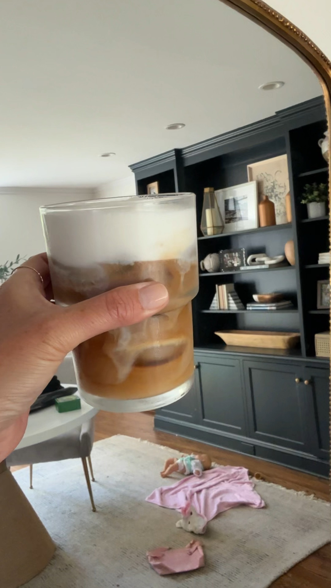 Iced coffee - can’t link pods flavors, but they’re the Nespresso Pistachio Vanilla (over ice) and Coconut Vanilla over ice. for frother make sure you press button to blue for cold foam
