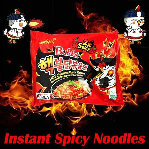 Samyang Budldak Ramen Hot and Spicy Noodles Variety Pack - 5 Flavors of Fire Instant Spicy Noodle... | Walmart (US)