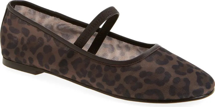 Madewell The Greta Leopard Mesh Ballet Flat (Women) | Nordstromrack | Nordstrom Rack