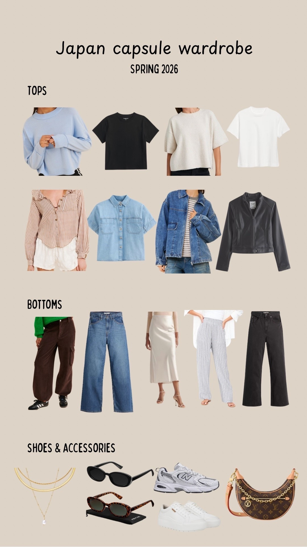 My spring capsule wardrobe for Japan 

#LTKTravel