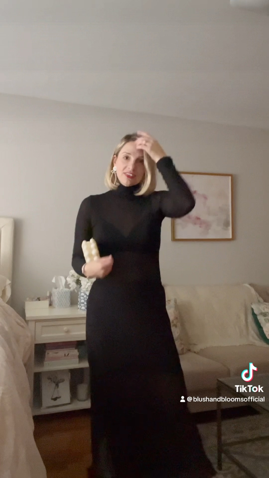 Holiday outfit. Sheer black top. Sheer black skirt 
.
.
.
… 

#LTKCyberWeek #LTKStyleTip #LTKHoliday