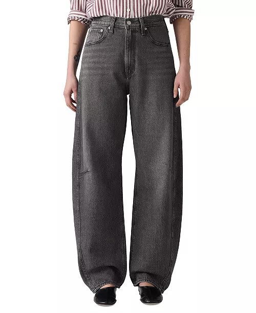 Women's Cinch High-Rise Barrel-Leg Jeans | Macy's