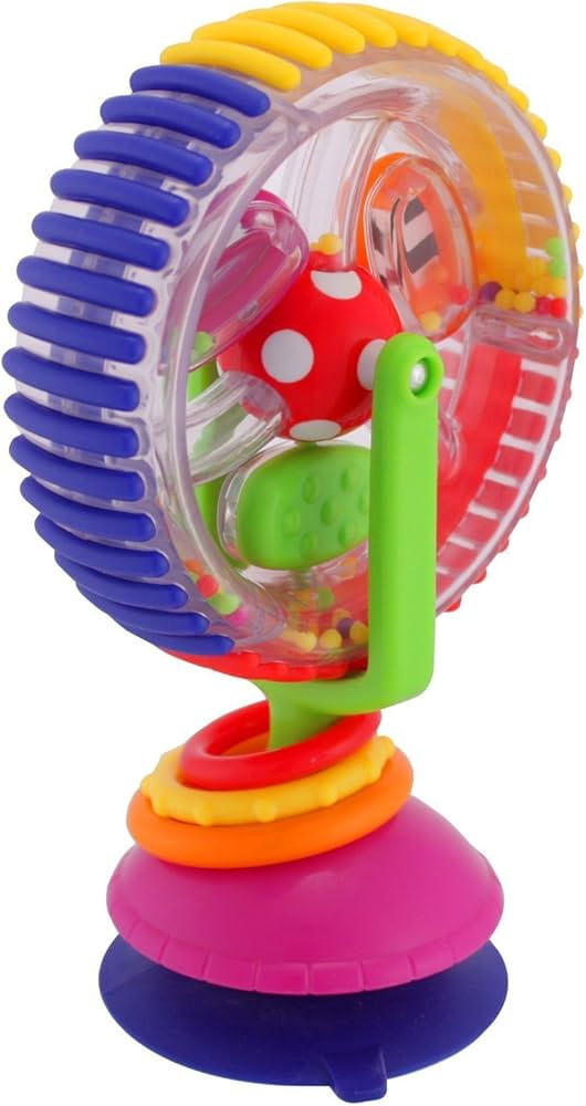 Sassy Wonder Wheel Spinning High Chair Tray Toy, Age 6+ Months | Amazon (US)