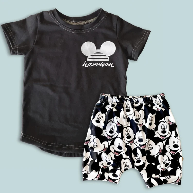Custom Mickey Name Tee  Disney Set Disney Vacation Tee for | Etsy | Etsy (US)