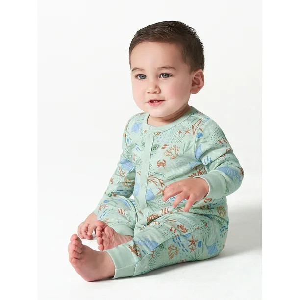 Modern Moments by Gerber Baby Boy or Girl Unisex Long Sleeve Coverall (Newborn - 12 Months) | Walmart (US)