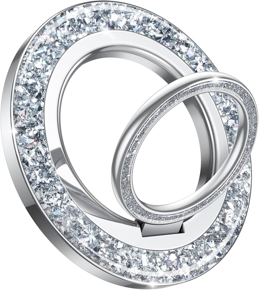 Lamicall Magnetic Phone Ring for MagSafe Grip - 2025 [Super Magnet] Stylish Twinkle Ring Holder S... | Amazon (US)