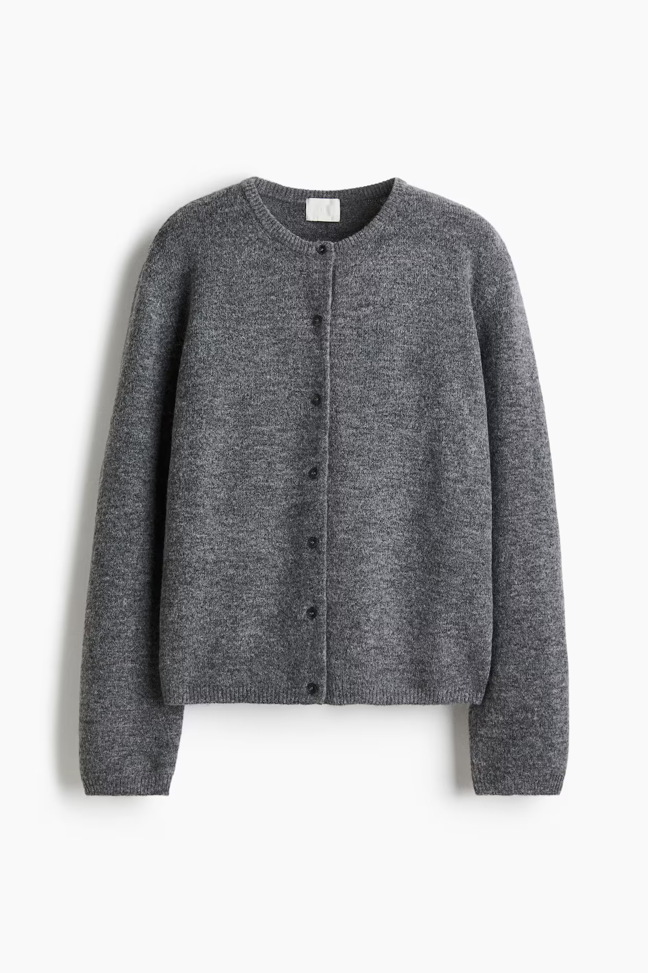 Loose-fit cardigan - Grey marl - Ladies | H&M GB | H&M (UK, MY, IN, SG, PH, TW, HK)