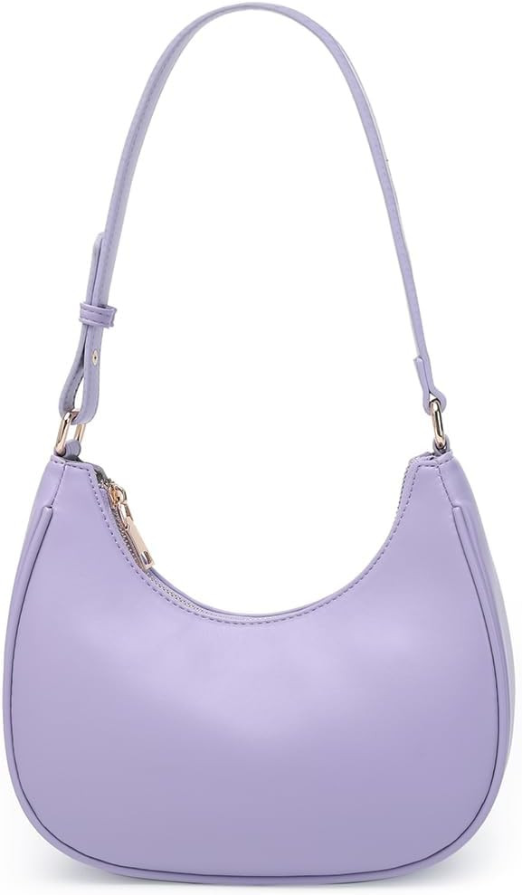 Crescent Shoulder Bags for Women Cute Hobo Tote Handbag Under the Arm Purses Mini Clutch Purse wi... | Amazon (US)