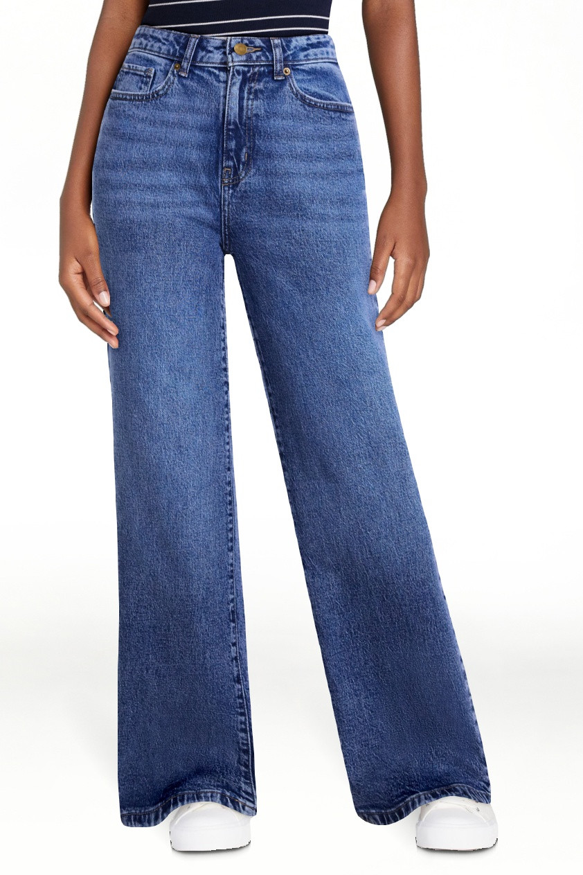 Scenario Women's Wide Leg Jeans, Sizes 0-20 | Walmart (US)