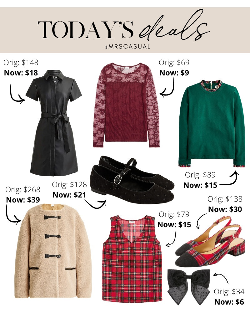 CANNOT believe the prices on these holiday pieces from J.Crew Factory! 

#LTKHoliday #LTKGiftGuide #LTKSaleAlert