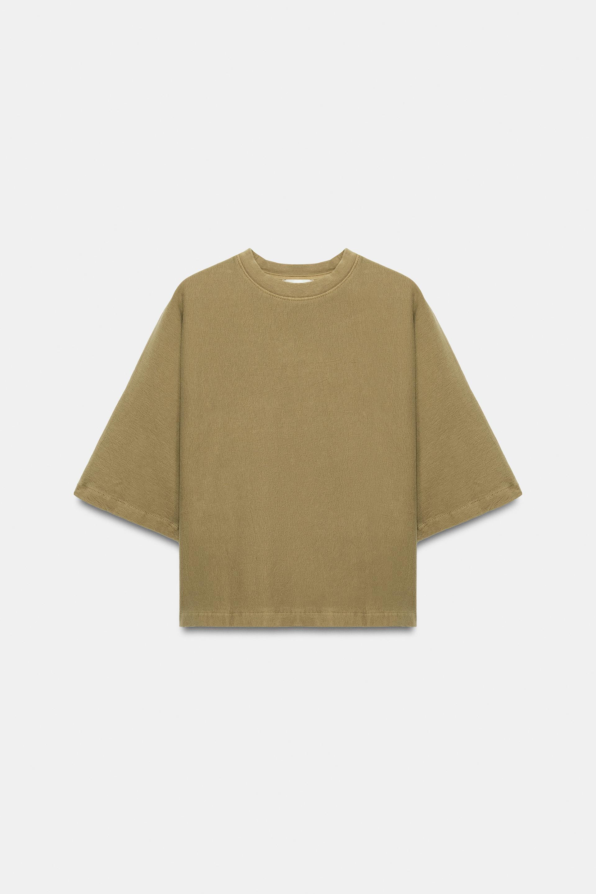 FADED-EFFECT SHORT SLEEVE T-SHIRT | Zara US