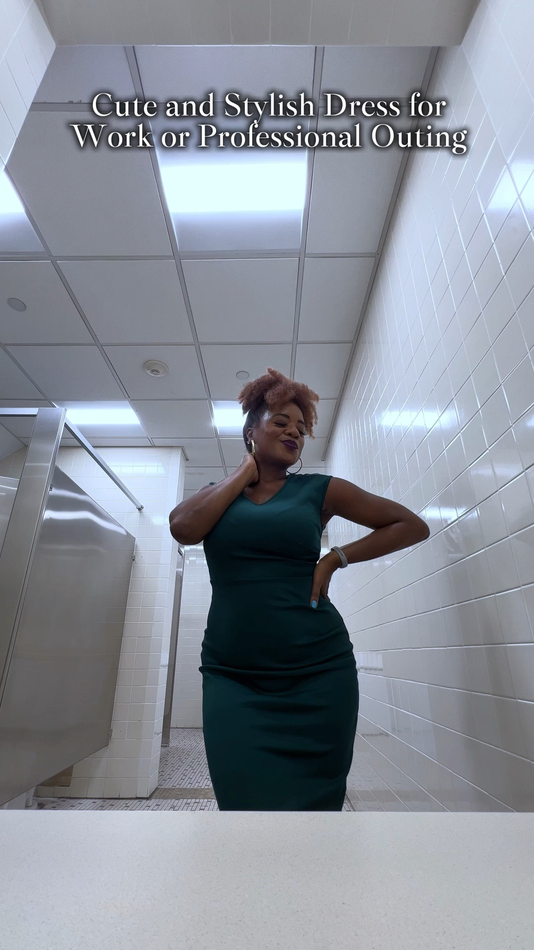 Absolutely love this flattering dress I got for work. There’s enough stretch in it to hug my curves just right. It comes in multiple colors as well. Good for any professional outing also.

#LTKOver40 #LTKWorkwear #LTKFindsUnder50