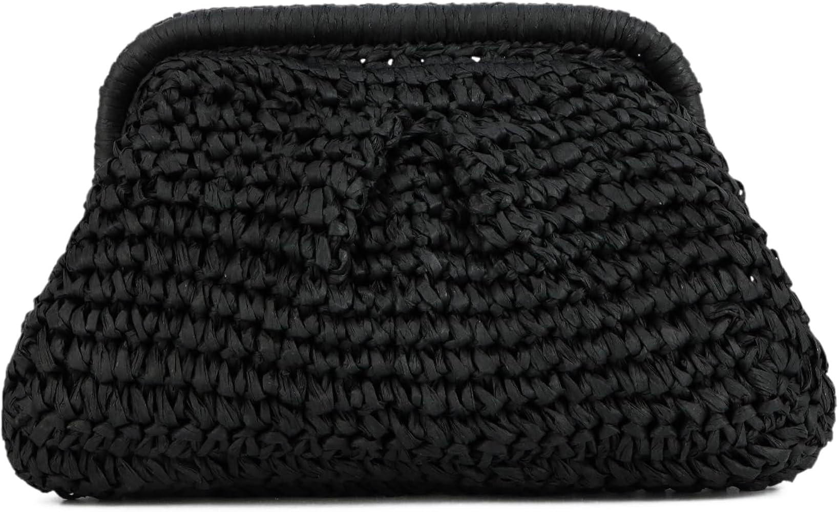Straw Clutch Purses for Women Small Woven Dumpling Bag Summer Beach Clutch Wicker Crossbody Purse... | Amazon (US)