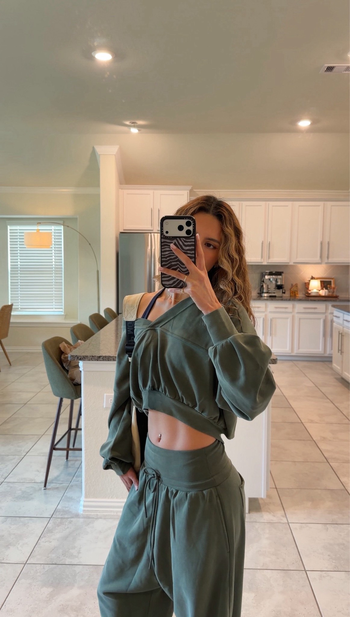 Workout ootd!! Wearing Xs in the free people set