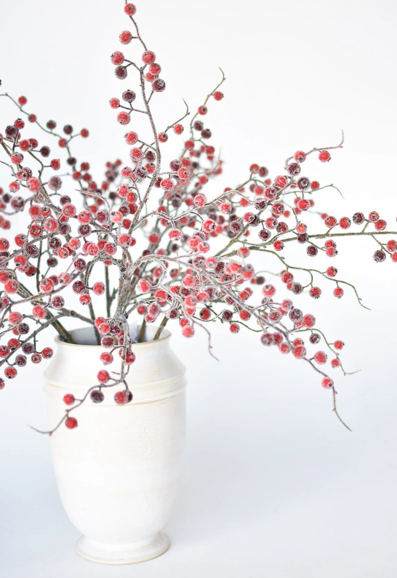 29" Faux Red Sugar Berry Spray Stem | HouseFloral