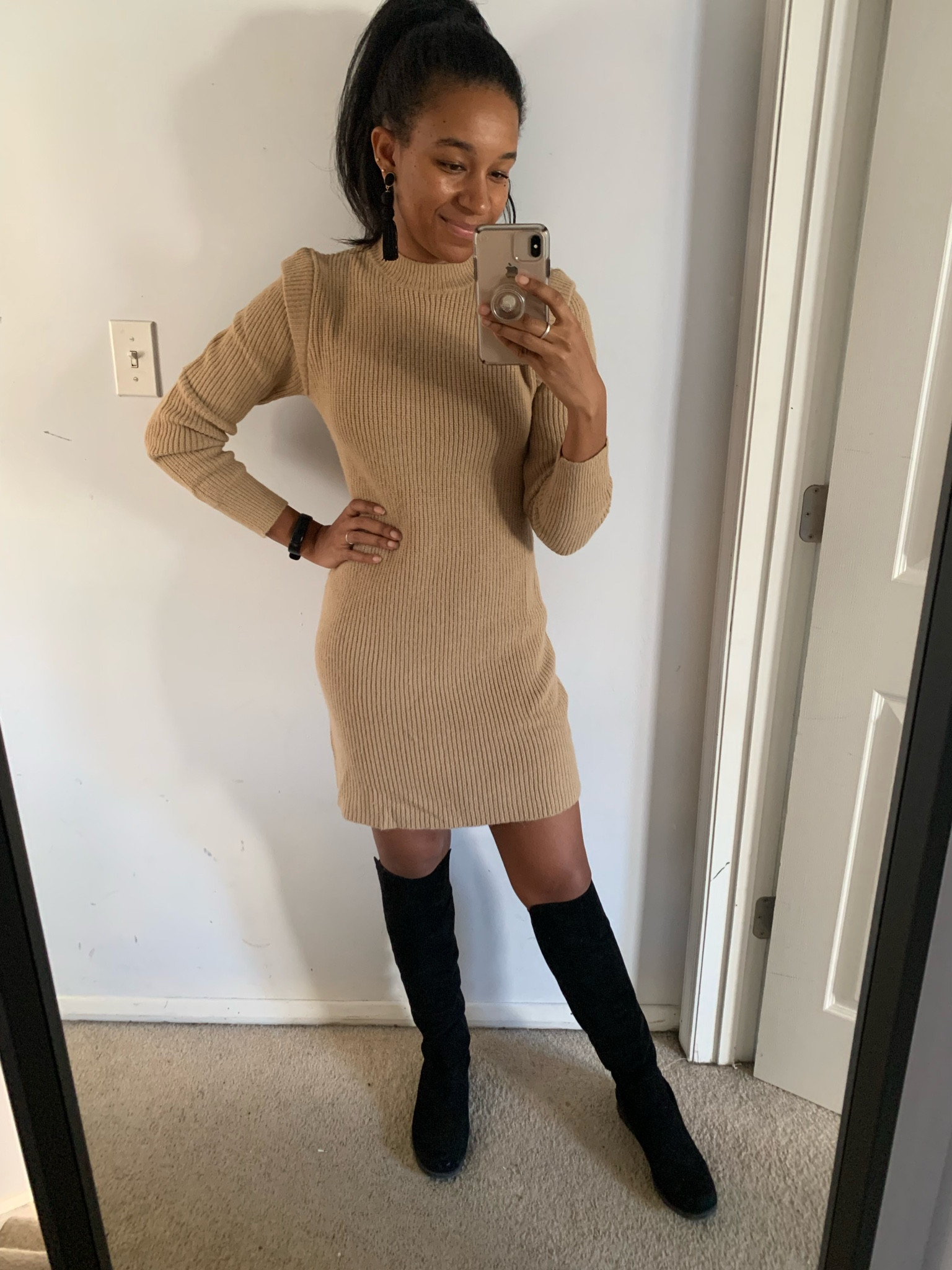 How chic is this Amazon sweater dress! 

It’s perfect for work, church, or a date night. 

#LTKstyletip #LTKSeasonal #LTKunder50