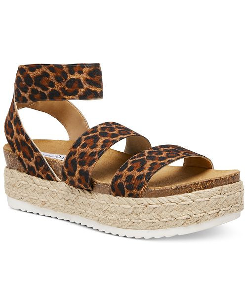 Steve Madden Women's Kimmie Flatform Espadrille Sandals & Reviews - Sandals & Flip Flops - Shoes ... | Macys (US)