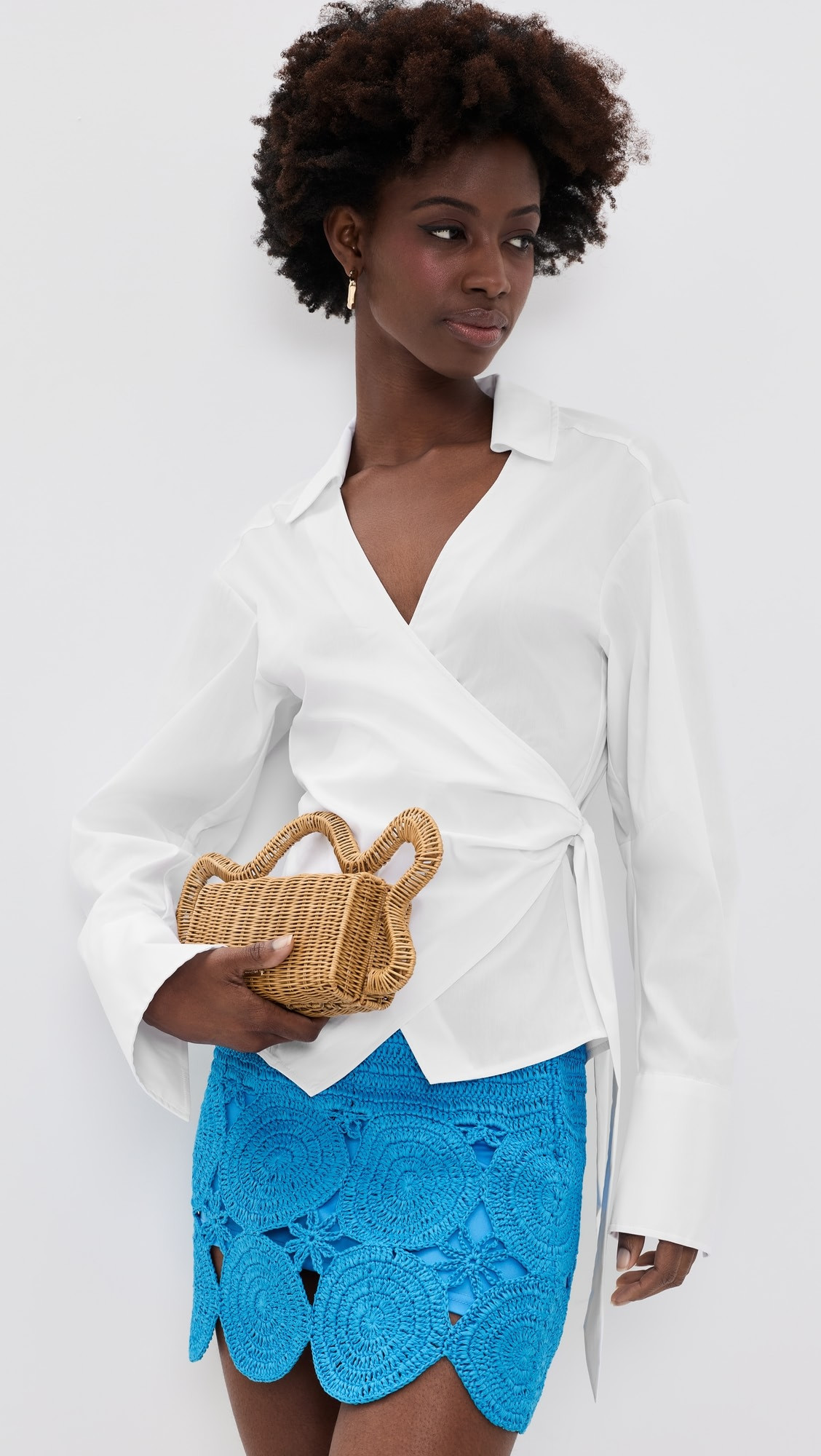 Anya Poplin Wrap Top | Shopbop