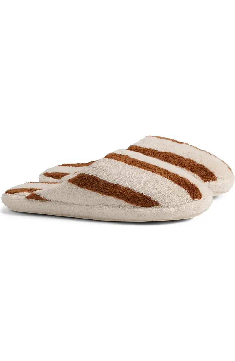 Stripe Scuff Slipper (Women) | Nordstrom