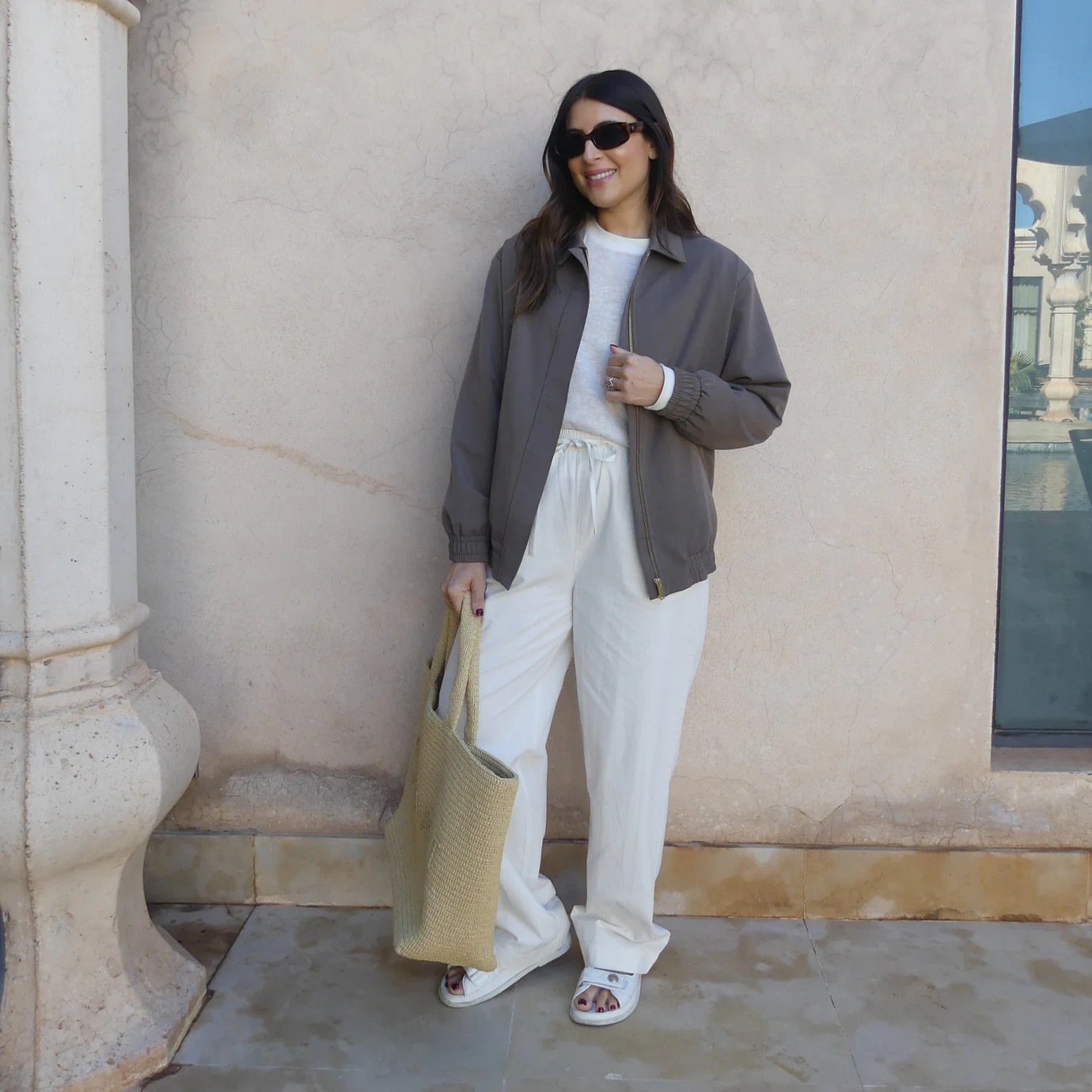 COLLARED BOMBER - SMOKE | WAT The Brand