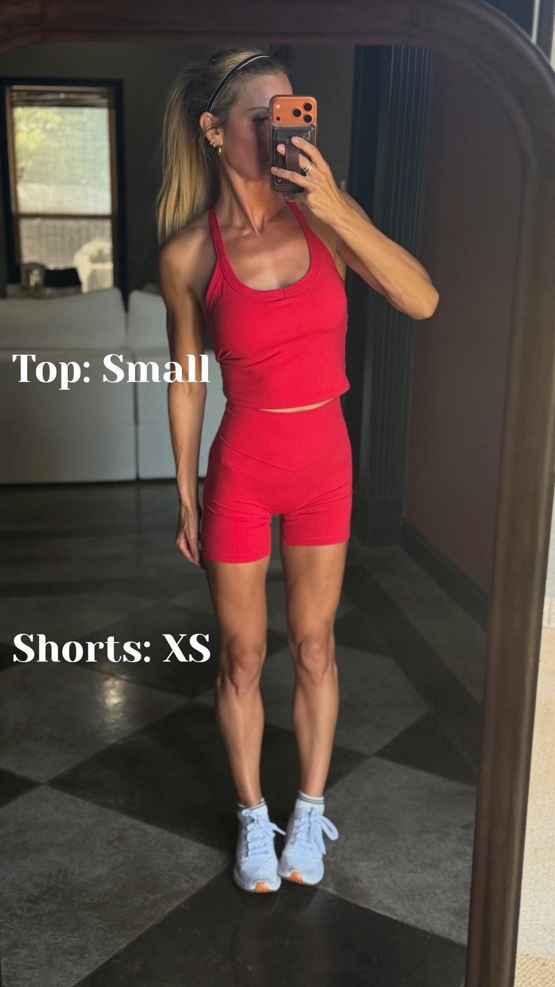 Maybe the secret is simply waking up with the sun. 🌅
This red set helps ❤️

Top: small
Shorts: XS

#LTKootd #LTKmomlife #LTKActive