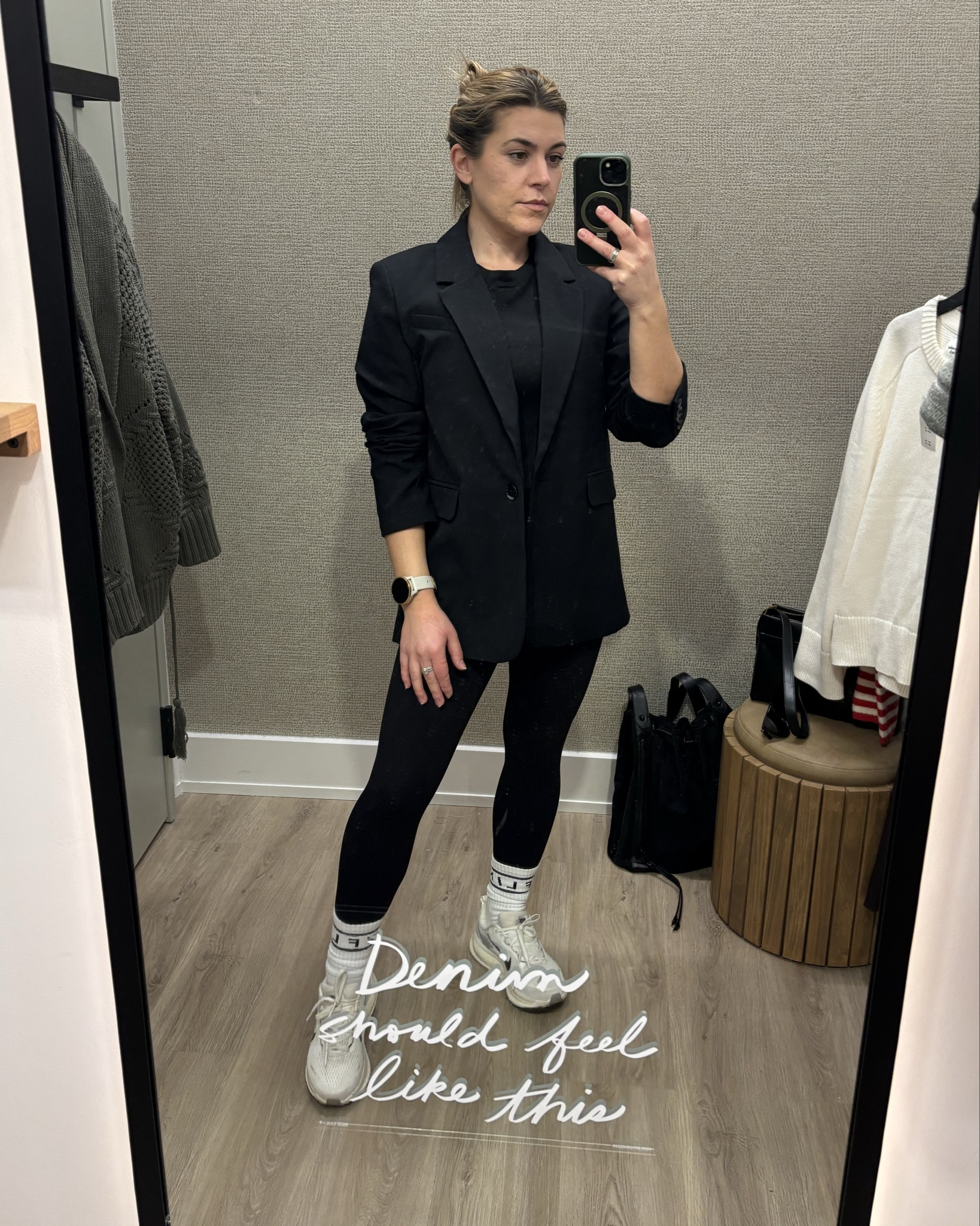 Suiting blazer, obv not with this look 😂

#LTKootd #LTKSeasonal #LTKdayinmylife