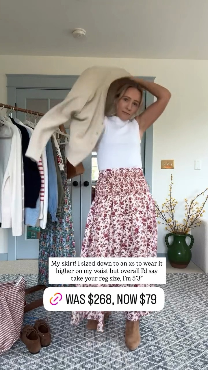 Tuckernuck sale starts today! Sizes always go fast, my skirt is now under $100, sized down to an xs to wear it high on my waist but overall take your regular size, I’m 5’3” ~ linked more sale picks! 
xo, Claire 

#LTKSaleAlert #LTKWorkwear #LTKOver40