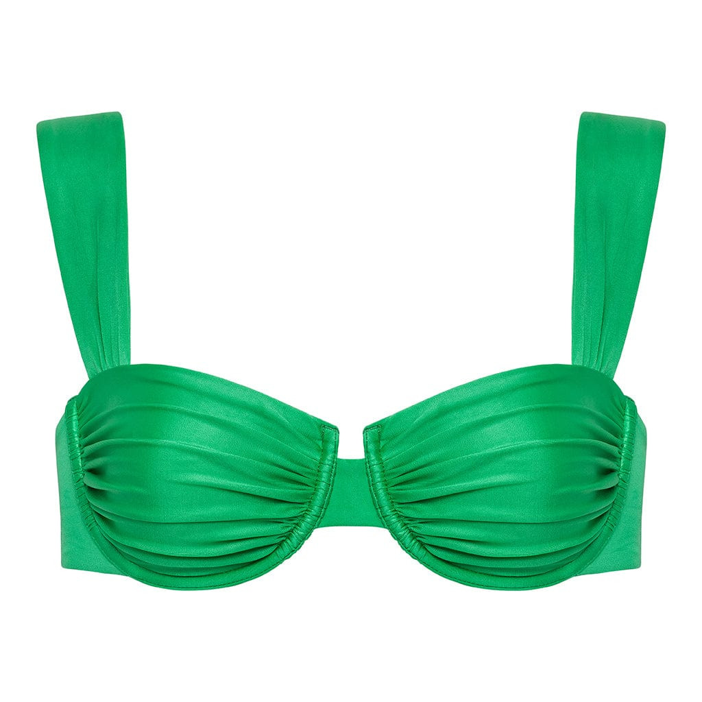 Emerald Shimmer Bella Bikini Top | Montce