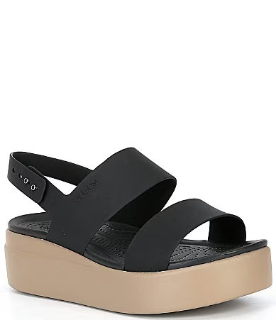 Crocs Women's Brooklyn Low Wedge Platform Sandals - 10 | Dillard's