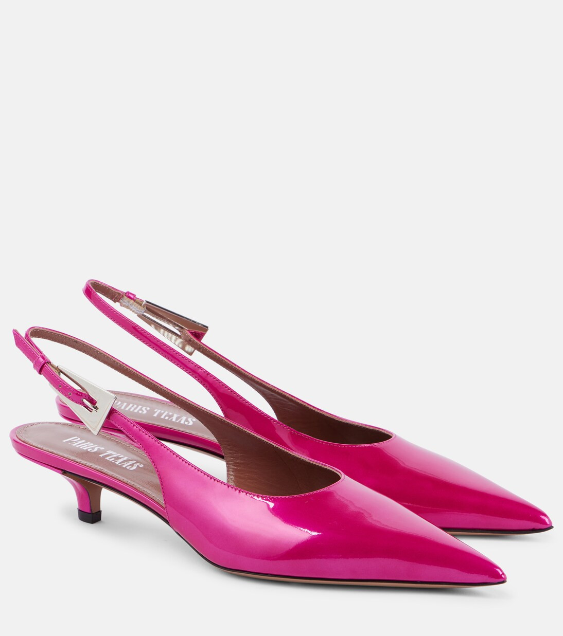 Jessica patent leather slingback pumps | Mytheresa (US/CA)
