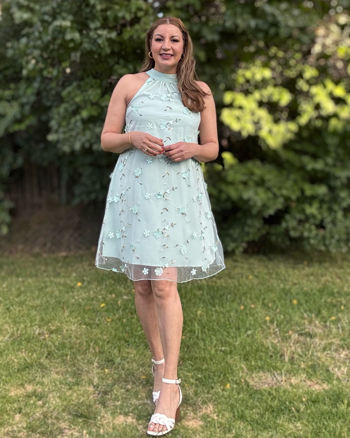 VIMPUNEC Womens Summer Halter Mini A Line Swing Dresses Wedding Guest Formal Cocktail Homecoming Dress.
Size:M

#LTKSaleAlert #LTKSeasonal #LTKMidsize