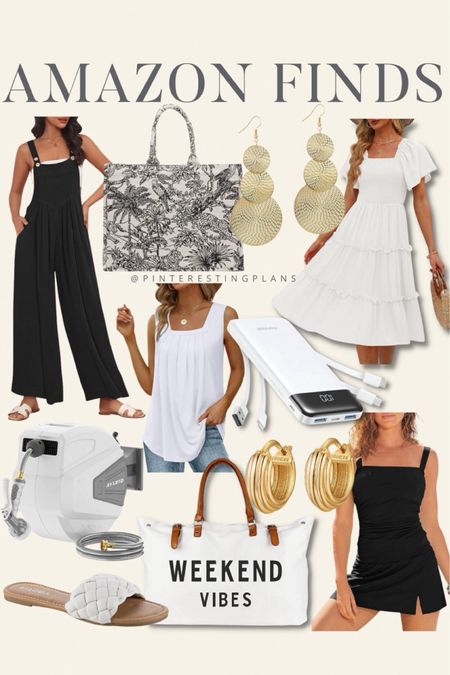 Amazon Finds 🙌🏻🙌🏻

Romper, Spring dress, weekend tote, earrings, retractable hose, spring style 

#LTKhome #LTKitbag #LTKstyletip