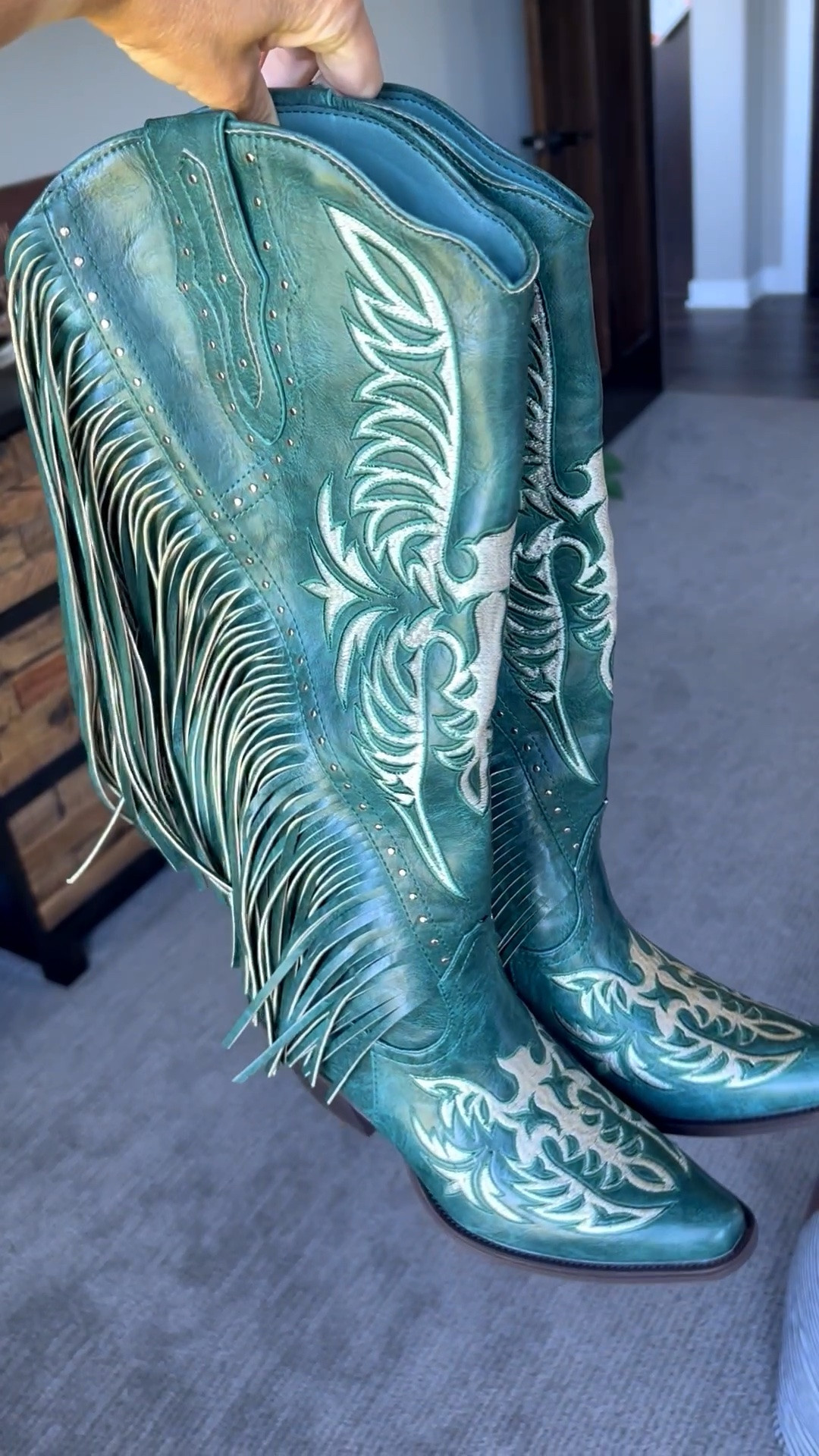 Green cowgirl boots are so fun and cute. 

#cowgirl #country #concert #boots

#LTKootd #LTKOver40