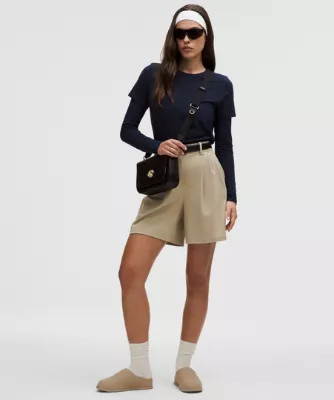 Daydrift Pleated High-Rise Short 7" | lululemon (AU)