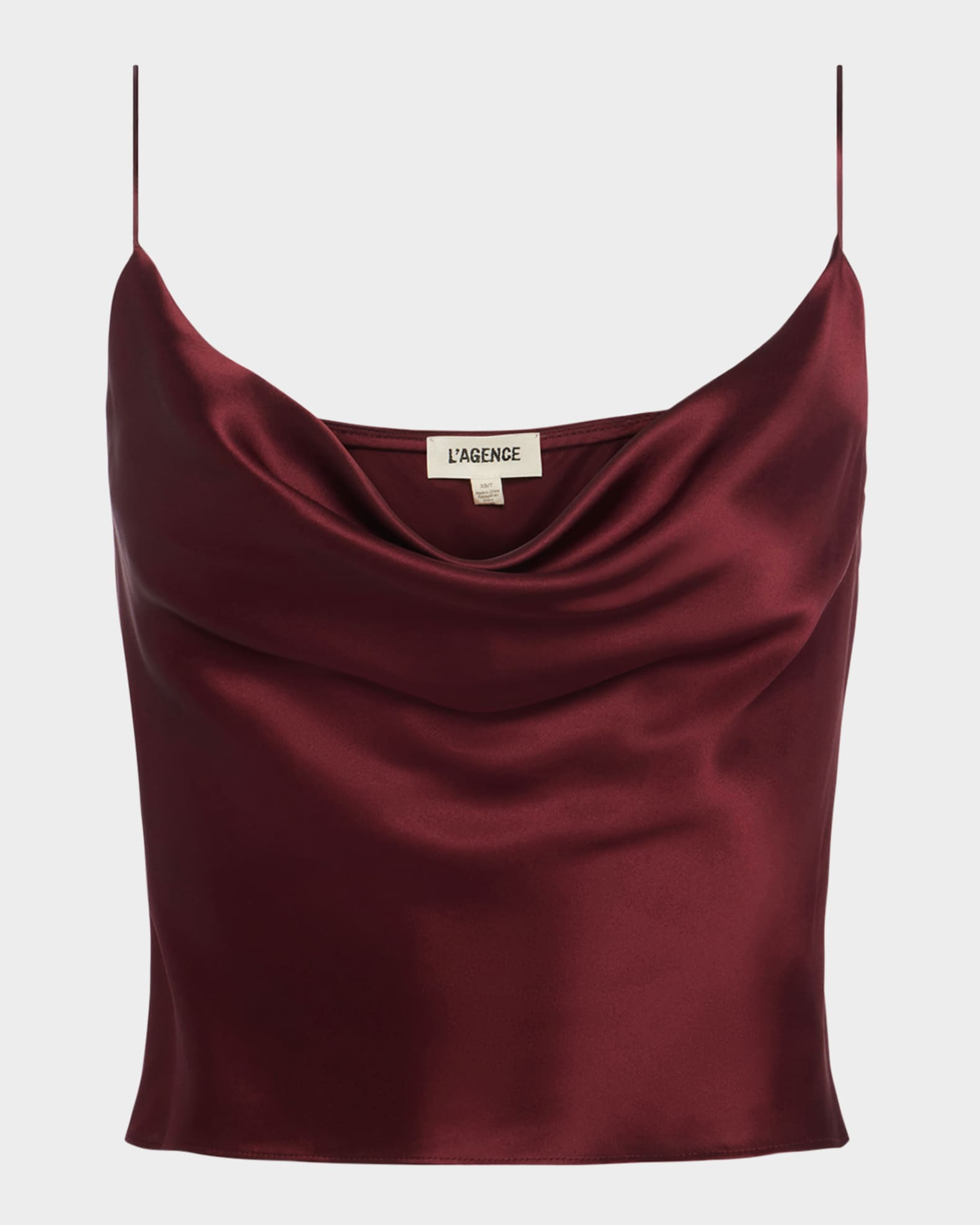 Calista Cowl-Neck Silk Camisole | Neiman Marcus