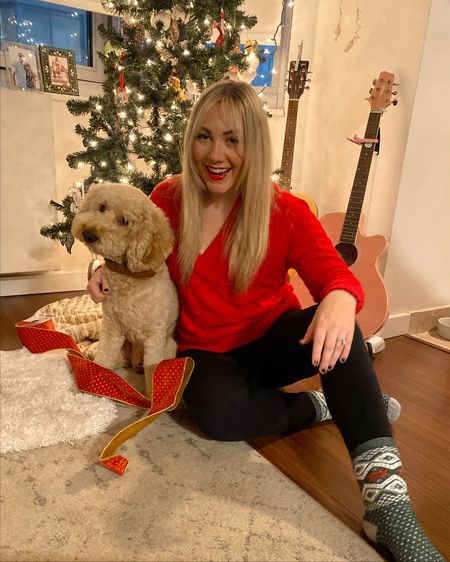 Whether it's wrapping presents under the tree or going out to see all the Christmas lights, I am fully embracing the holiday season and all the cute, festive fashion that comes with it.  ❄️ This bright red sweater and leather jacket from @etceteranyc are in constant rotation around here recently. You can check out these #etceteranyc  picks on my @LTK and all of etcetera's free virtual styling services at https://www.etcetera.com/products/virtual-styling ❤️ 


#LTKSeasonal #LTKHoliday #LTKstyletip